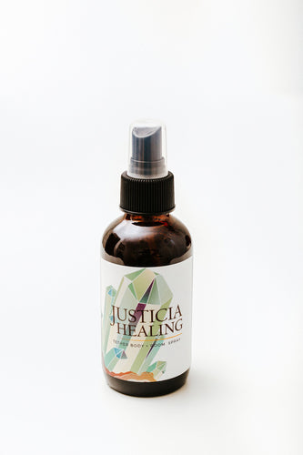 Justicia Healing Tether Body Spray created by Awaken Ayurveda